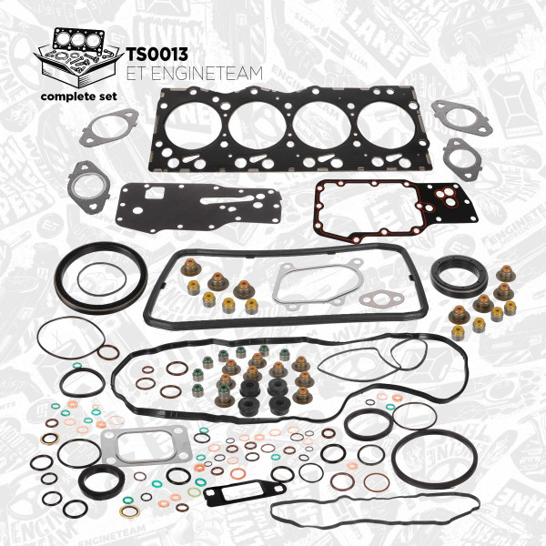 TS0013, Dichtungsvollsatz, Motor, ET ENGINETEAM, 2992639, 2992640, 2992362, 2992498