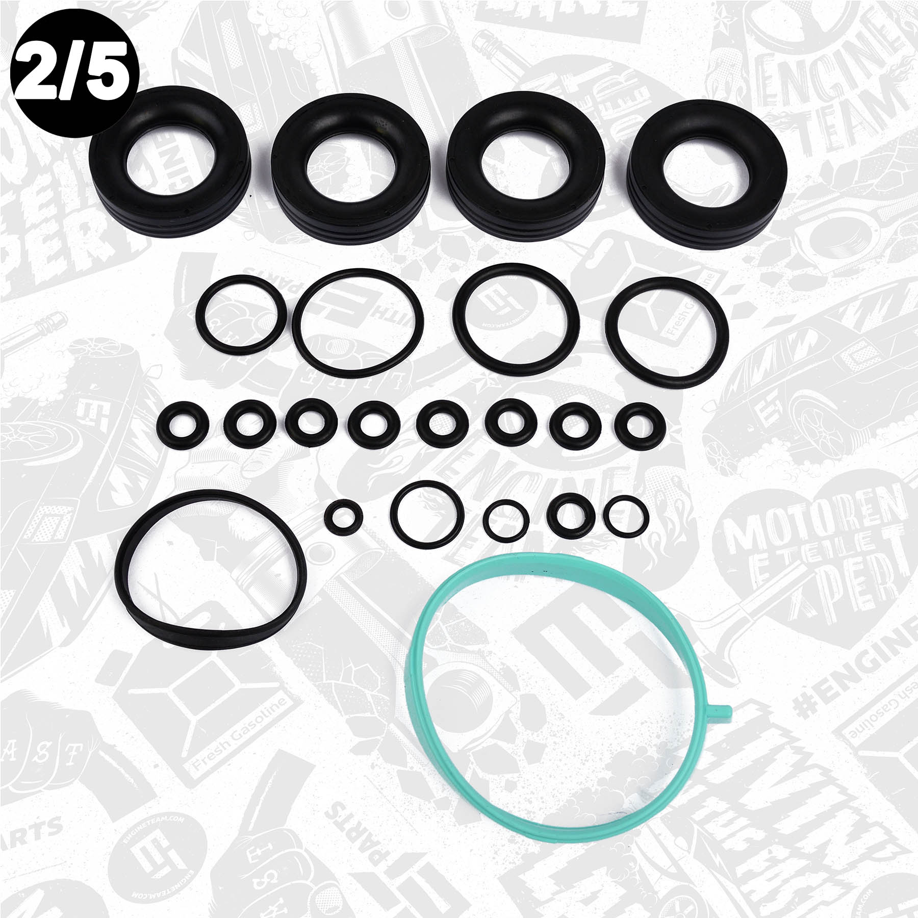 Gasket Kit, cylinder head - TS0033 ET ENGINETEAM - 11120147561, 02  