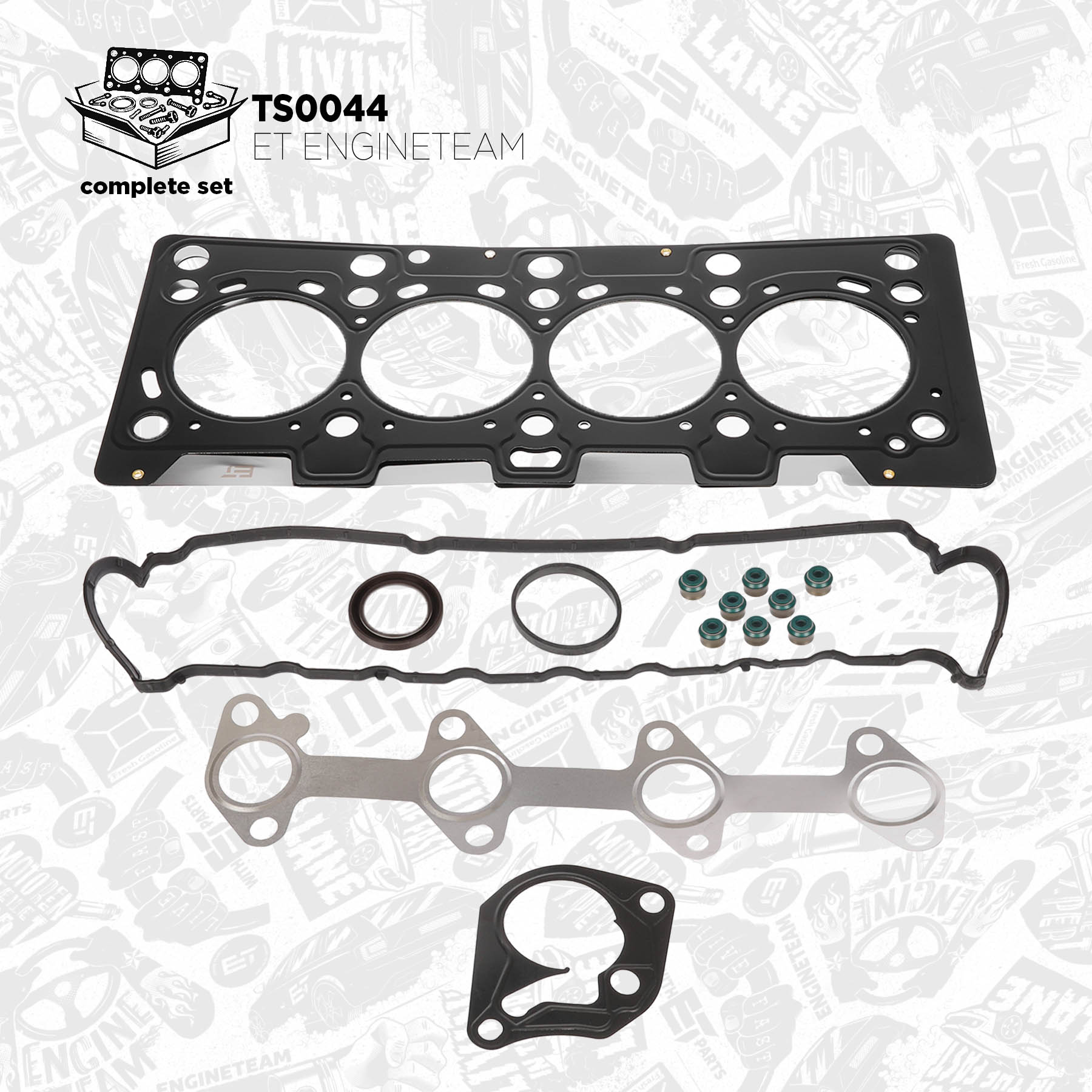 Gasket Kit, cylinder head - TS0044 ET ENGINETEAM - 7701473371  