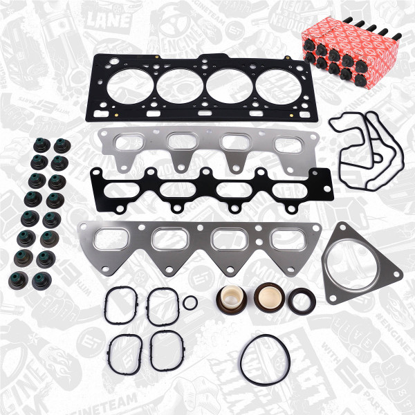 Gasket Set, cylinder head + bolt set TS0049BT ET