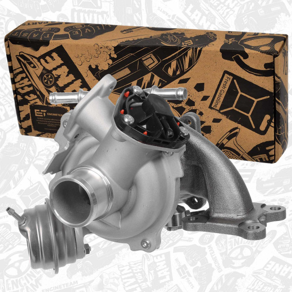 TU0001, Turbolader, ET ENGINETEAM, Ford B-Max C-Max Fiesta Focus Grand C-Max Torneo Transit Connect Transit Courier 1.0 EcoBoost SFJA 2012+, 1761181, 1799836, 1808411, CM5G6K682HB, CM5G6K682HD, CM5G6K682HE, 7.15103.93.0