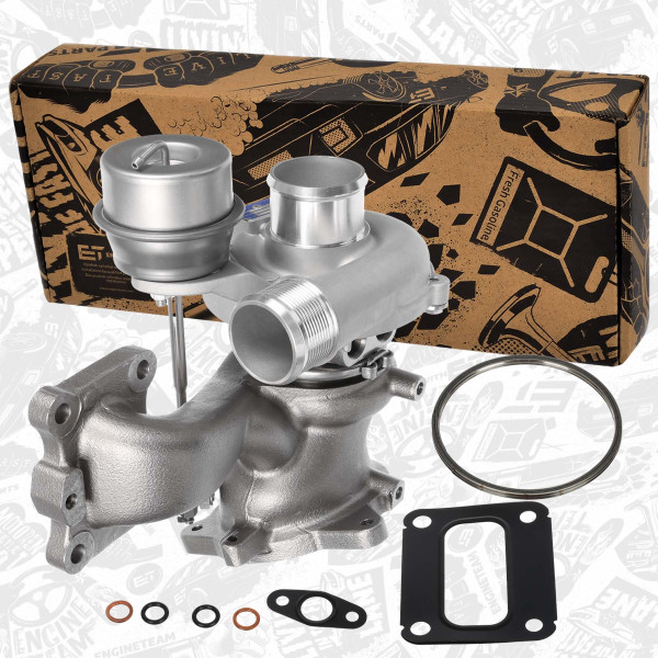 TU0004VR1, Turbocharger, ET ENGINETEAM, Ford C-Max Focus Kuga Mondeo S-max 1.5 Ecoboost M8DB 2015+, 1816470, 1832241, 1946977, 2117134, 2275932, 2434631, DS7G6K682CA, DS7G6K682DB, DS7G6K682EA, DS7Z6K682A, DS7Z6K682B, F1FG6K682AA, F1FG6K682AB, F1FG6K682AC, F1FG6K682AD, F1FG6K682BA, F1FZ6K682A, F1FZ6K682C, F1FZ6K682D, F1FZ6K682E
