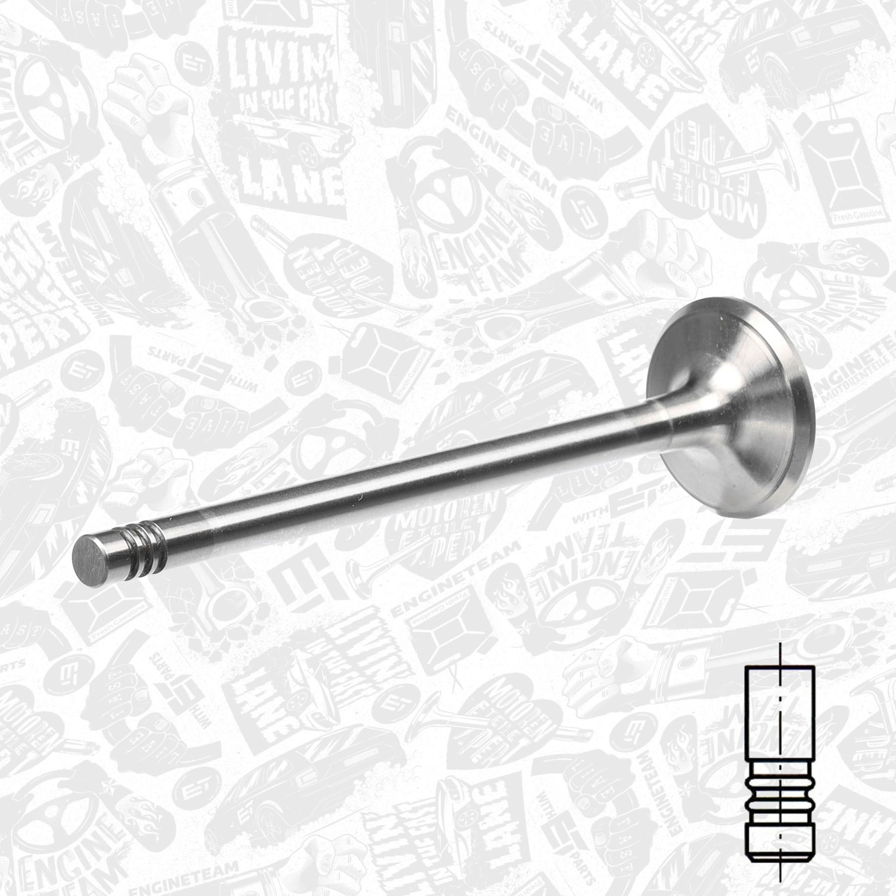 Exhaust Valve VE0104 ET 11342247077, LGH101450