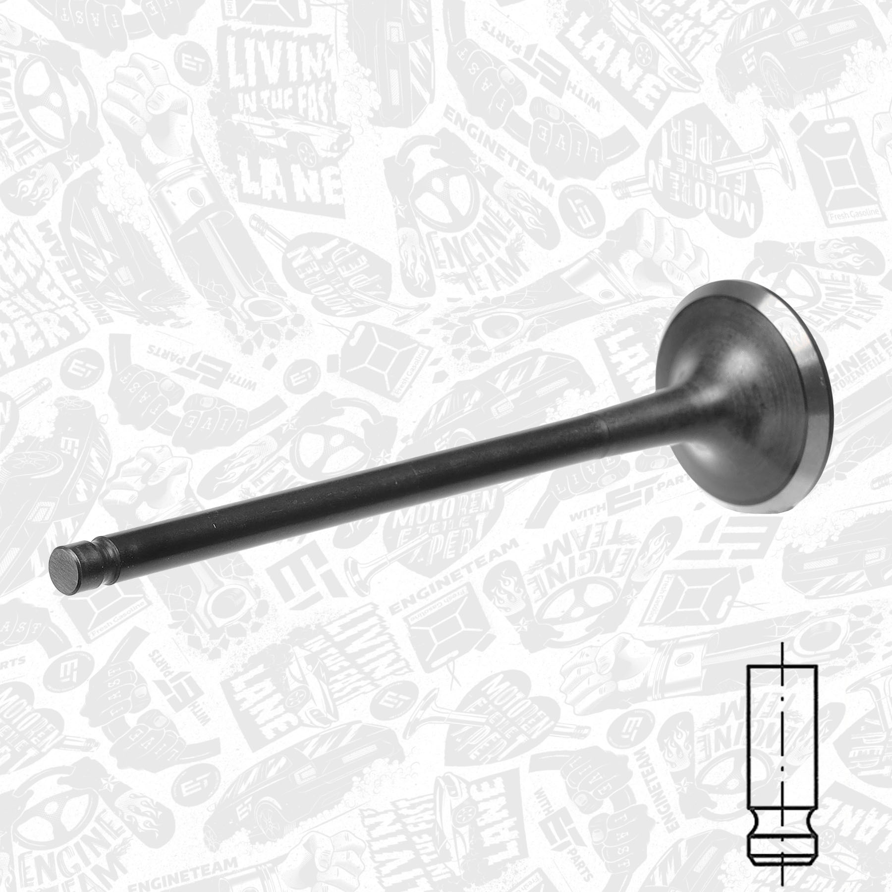 Exhaust Valve VE0171 ET 5144989 ET