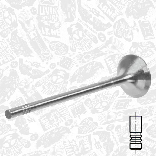 VE0193, Exhaust Valve, ET ENGINETEAM, Opel Cadillac Astra Insignia XT4 2,0CDTI F20DVH 2019+, 55505204