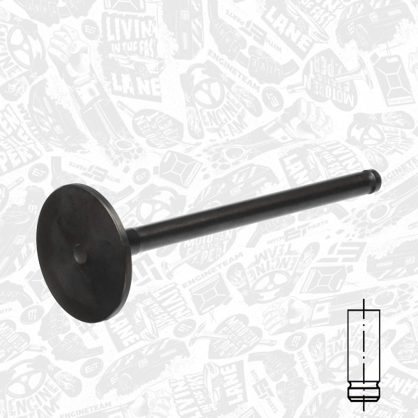 Vi0003 Intake Valve - VI0003 ET ENGINETEAM - 0948.A2, 7301820, 7701463603 | ET ...