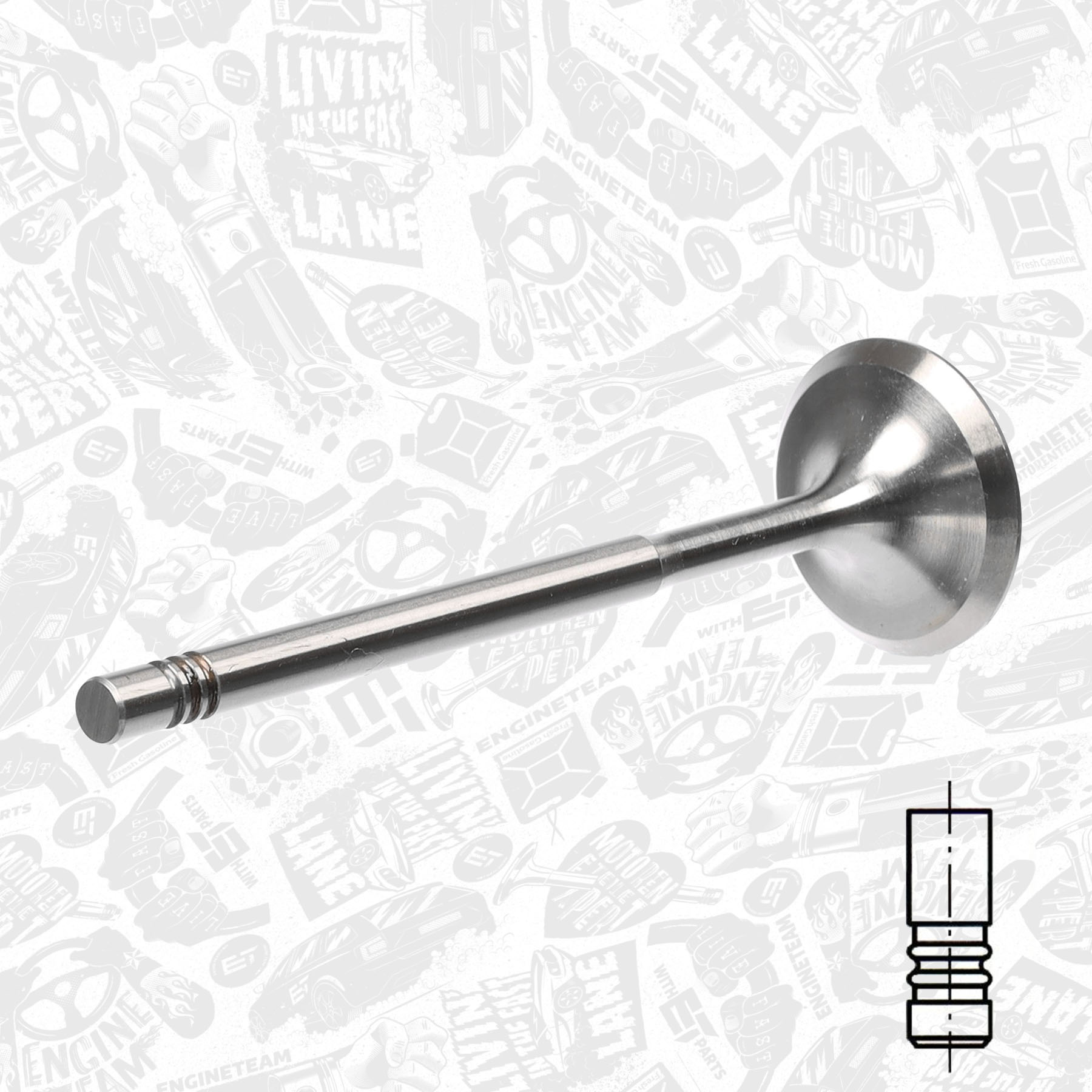 Intake Valve VI0030 ET 036109601S, 036109601AD