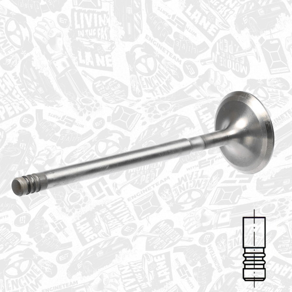 VI0099, Intake Valve, ET ENGINETEAM, Ford Fiesta/Focus 1,4i 1996-2004, 1051773, 97MM6507B2B, 105-35541, R4994/SCR, V94058