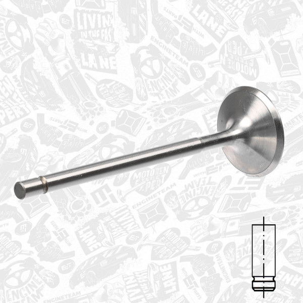 Intake Valve - VI0111 ET ENGINETEAM - 0948.A7, 531027, R6159/S