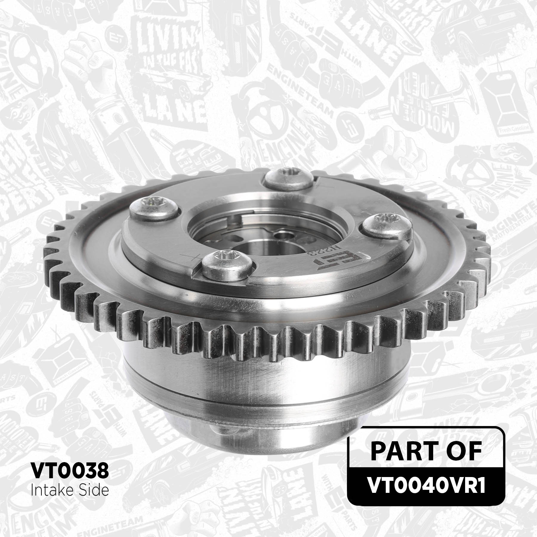 Camshaft Adjuster, VVT hub - VT0040VR1 ET ENGINETEAM - A2710501400