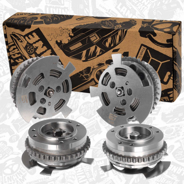 VT0073, Camshaft Adjuster, VVT hub, ET ENGINETEAM, Land Rover Range Rover IV Range Rover Sport Discovery Defender 3.0 SCV6 4x4 306PS(AJ126) 2013+, LR060395, LR035549, LR048776, LR060396, LR035550, LR048777
