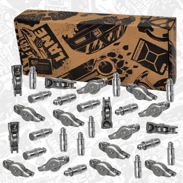 VV0122, Rocker Arm, ET ENGINETEAM, VW Škoda Audi Seat Golf Passat Polo Tiguan T-Roc T-Cross Karoq Kamiq Kodiaq Octavia Scala Superb A1 A3 Q2 Q3 Ateca Ibiza Leon 1.5TSI/TFSI DADA 2012+