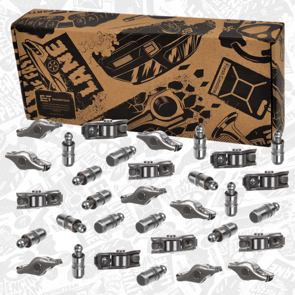 VV0124, Accessory Kit, finger follower, ET ENGINETEAM, VW Škoda Audi Seat Man Ford Arteon Caddy California Crafter Golf Multivan Passat T-Roc Tiguan Transporter Karoq Kodiaq Octavia Superb A3 A4 A5 A6 A7 Q2 Q3 Q5 Ateca Leon Tarraco TGE Transit Connect Tourneo Connect 2.0TDI DAVA 2016+, 04L109417, 03L109521A, 03L109521, 059109521H, 05L109521, 059109521K
