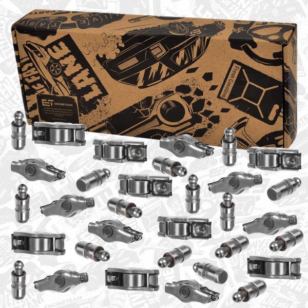 VV0125, Rocker Arm, ET ENGINETEAM, Amarok Beetle Caddy Eos Golf Jetta Multivan Passat Scirocco Sharan Tiguan Touran Transporter Octavia Superb Yeti A3 A4 A5 A6 Q3 Q5 TT Alhambra Altea Leon Exeo 2.0 TDI CFCA 2009+