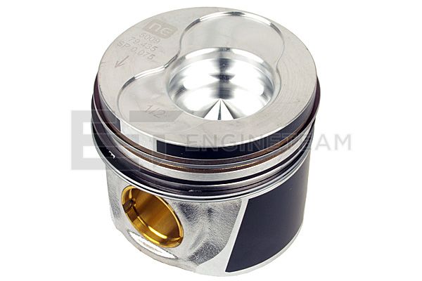 PM003201, Piston with rings and pin, Complete piston with rings and pin, ET ENGINETEAM, Skoda VW Audi Seat 1,4TDI 1999+