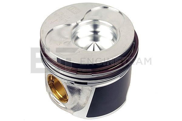 PM003301, Piston with rings and pin, Complete piston with rings and pin, ET ENGINETEAM