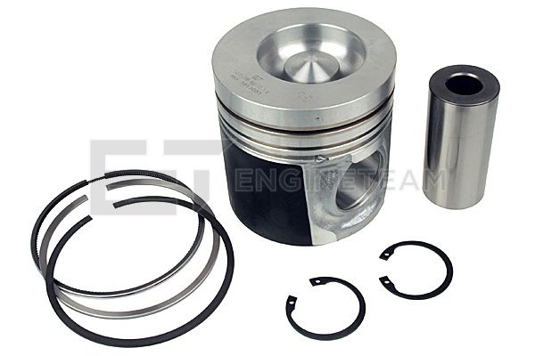 PM005200, Piston with rings and pin, Complete piston with rings and pin, ET ENGINETEAM, Deutz Agrotron Fendt 5000 Lamborghini Triumph Victory Same Diamond Iron Volvo Marine & Industry BF4M1013* BF6M1013* TCD2012* D5ABTA D5AT D5ATA D7ABTA D7AT D7ATA D7CBTA D7CTA TAD520GE TAD520VE TAD530GE TAD531GE TAD720GE TAD721VE TAD730GE TAD731GE, 04259101, 04290313, 04295313, 04501353, 040320101300, 1019300, 40908600, 41506600, 04259116